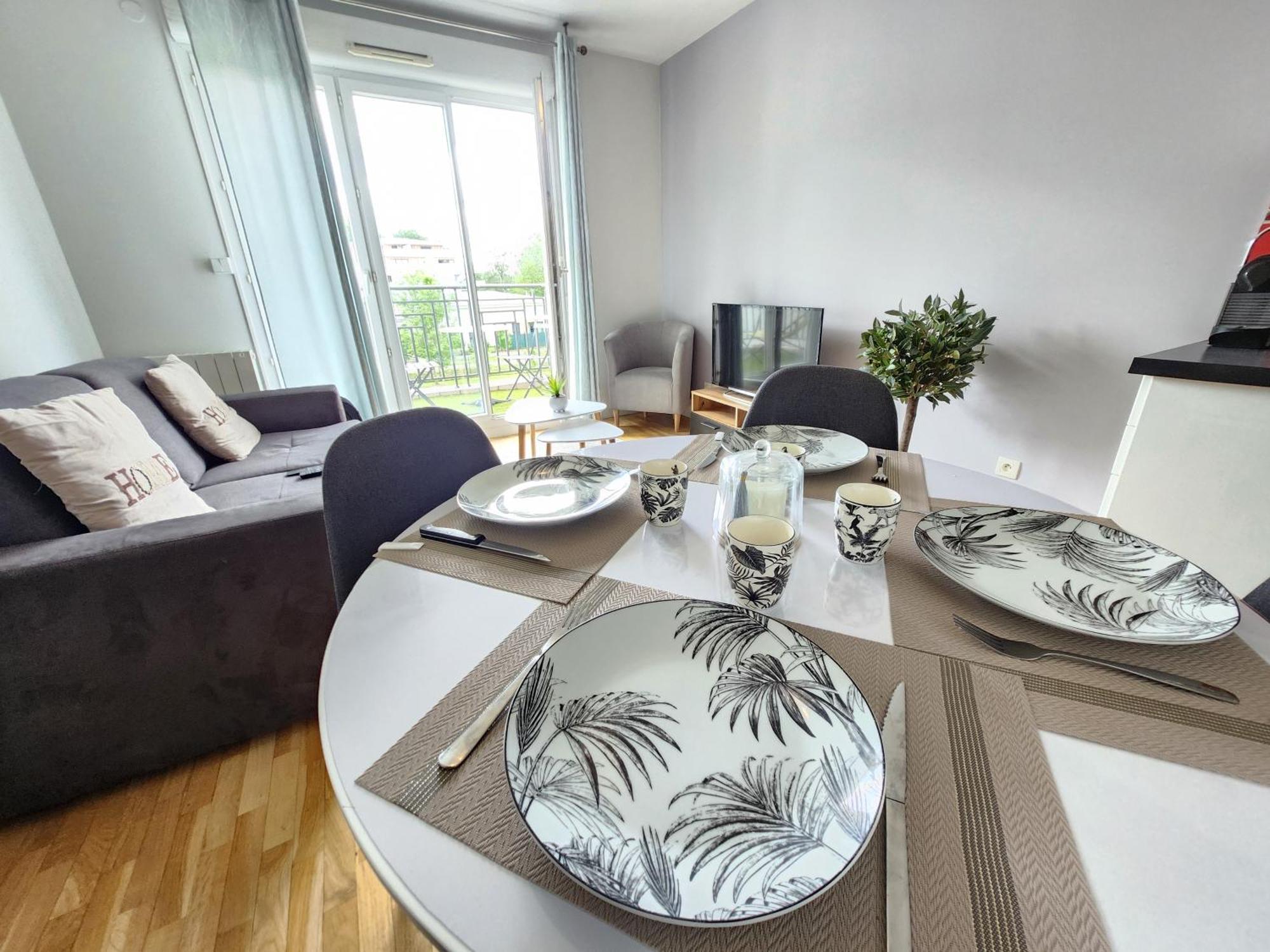Appartement, Balcon, Parking, 5' Disneyland Montevrain Luaran gambar